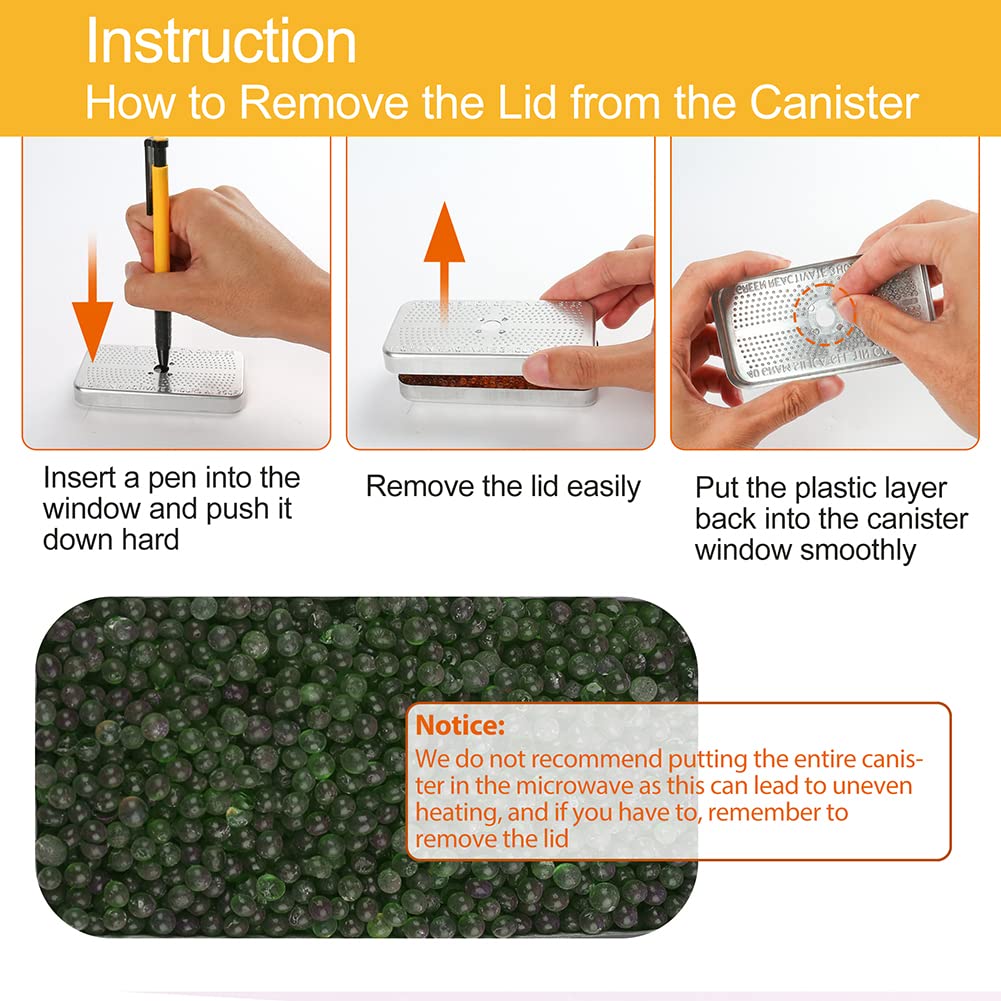 40g gun safe moisture absorber desiccant Tin Canister