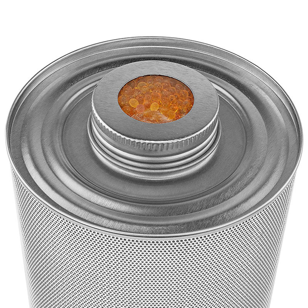 Large Capacity Orange Indicating Silica Gel Canisters for Industrial Use